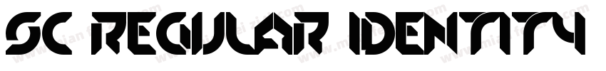 SC Regular Identity H字体转换